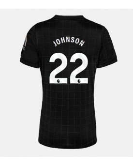 Tottenham Hotspur Brennan Johnson #22 Maglia Gara Trasferta Repliche 2025-26 Donna Maniche Corte